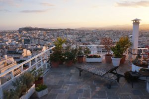 Appartement avec vue sur Athènes, Grèce