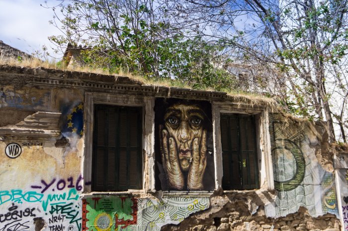 Graffiti à Athènes