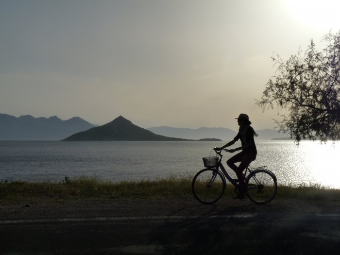 Vélo à Égine