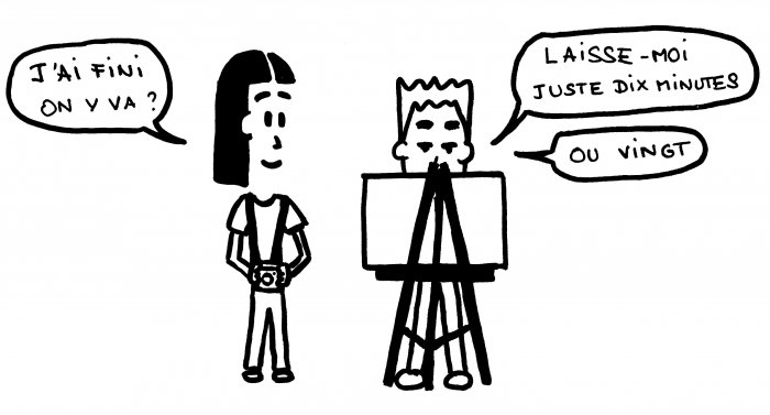 Photo versus dessin
