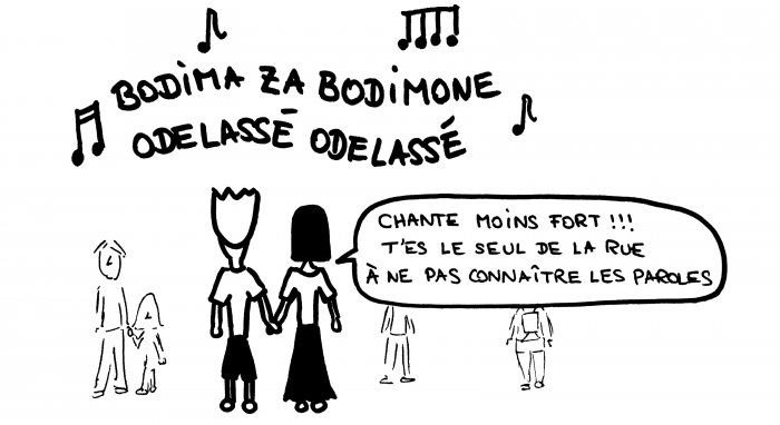 Dessin chante chanson bosnienne