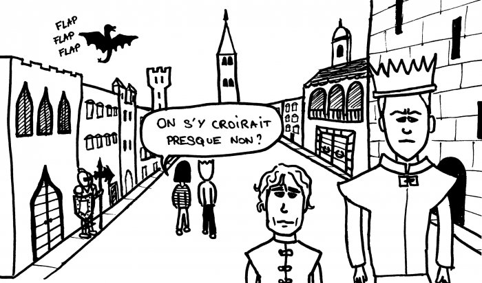 Dessin Dubrovnik Game of Throne