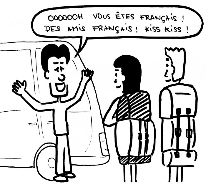 Dessin chauffeur serbe