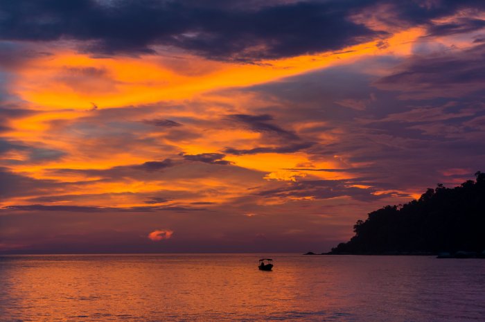 Coucher de soleil à Pangkor