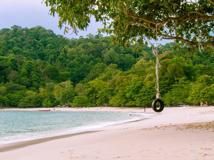 Plage de Coral beach à Pangkor, Malaisie