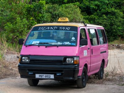 Taxi rose à Pangkor