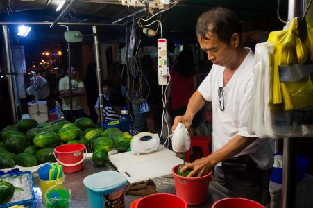 Pastèques à Melaka, Malaisie