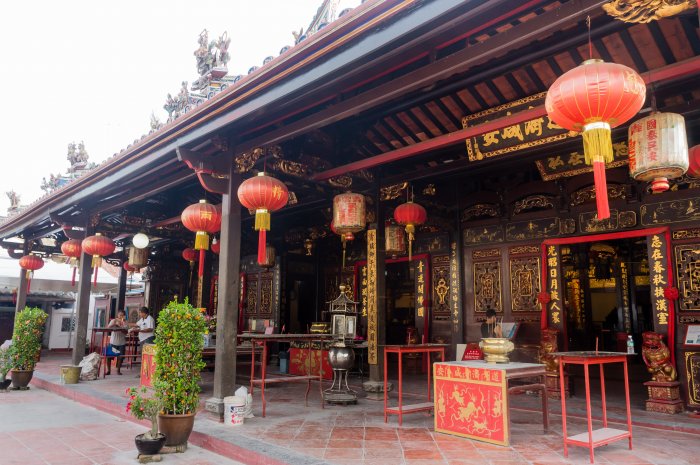 Temple chinois de Melaka en Malaisie