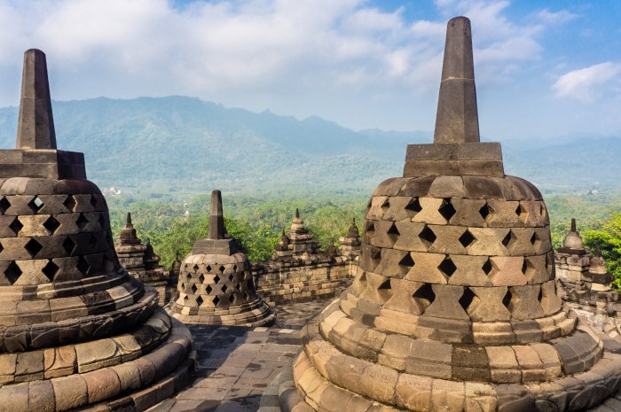 Temple de Borobudur, Java, Indonésie