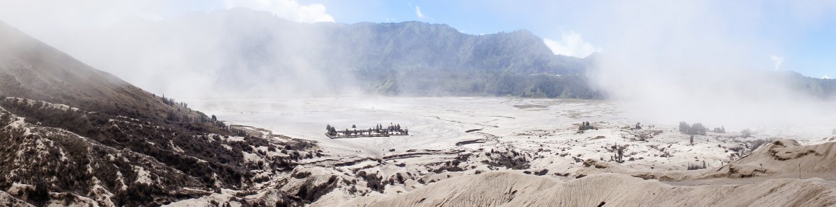 Vue du haut du Mont Bromo, Java, Indonésie