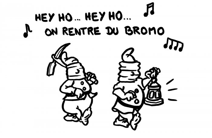 Hey ho... hey ho... on rentre du Bromo
