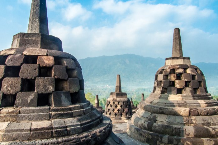 Temple de Borobudur, Java, Indonésie