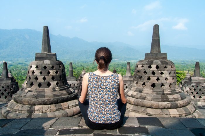 Temple de Borobudur, Java, Indonésie