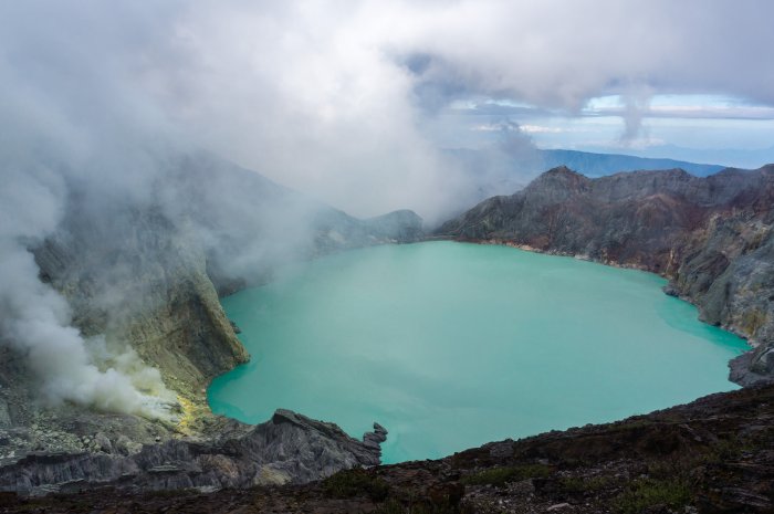 Volcan Kawah Ijen, Java, Indonésie