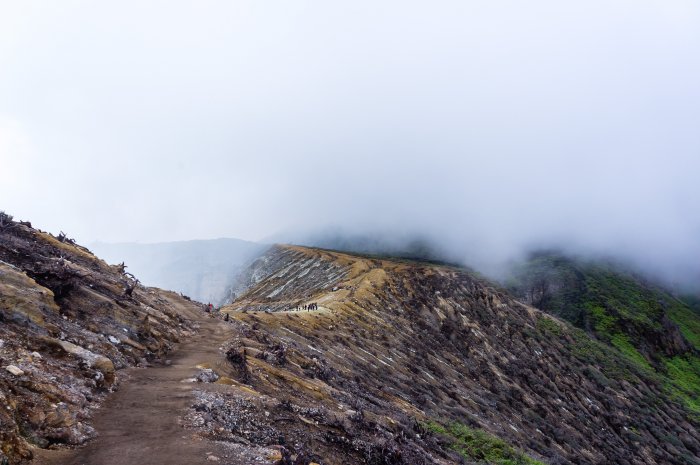 Cratère du volcan Ijen, Indonésie