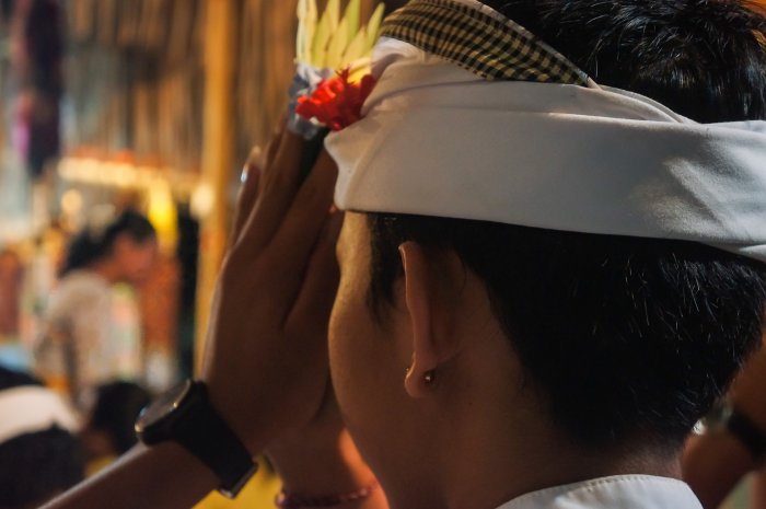 Cérémonie religieuse à Bali