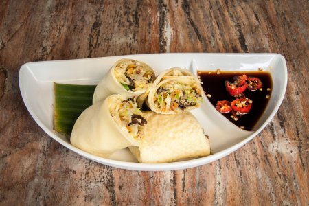 Lumpias, Warung Mendez, Ubud, Bali