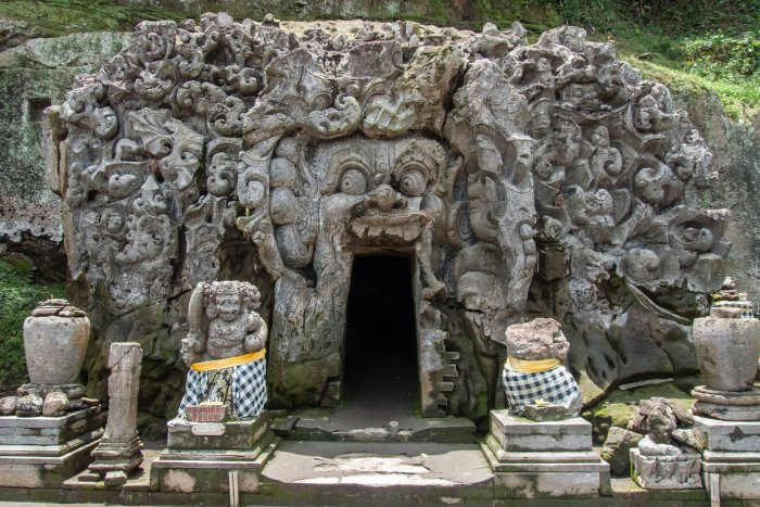 Grottes Goa Gajah, Bali