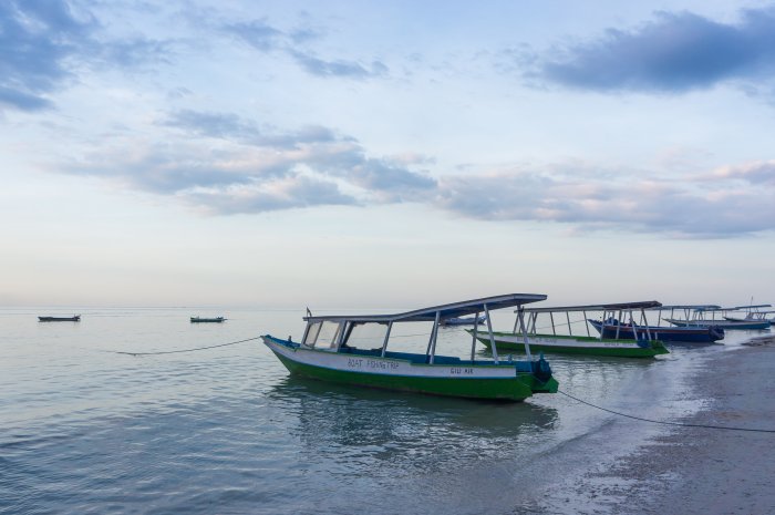 Coucher de soleil sur Gili Air