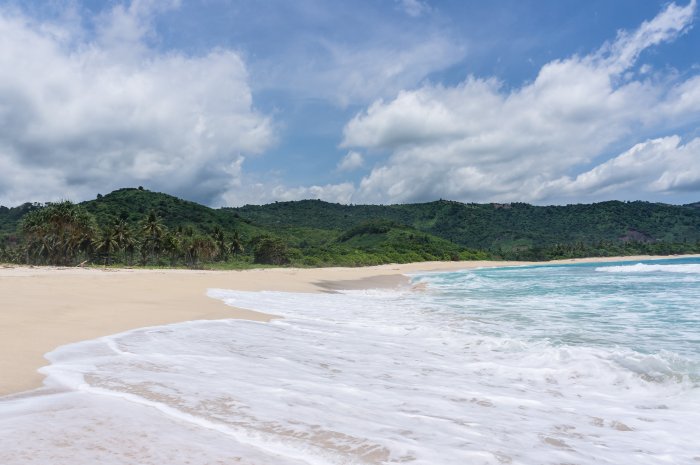 Plage de Mekaki, Lombok, Indonésie