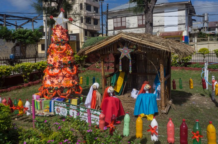 Crèche de Noël aux Philippines