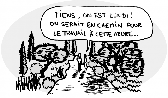 Dessin : tiens, on est lundi !