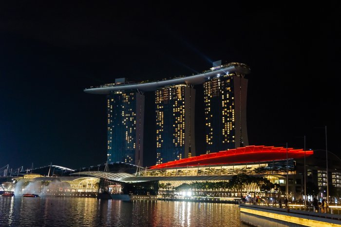 Marina bay, Singapour