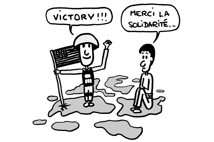 Dessin : Colonisation des Philippines par les Américains