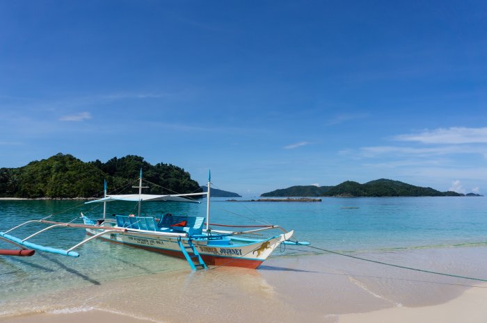 Île près de Port Barton, Palawan