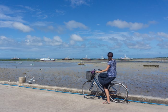 Vélo à Bantayan, Philippines