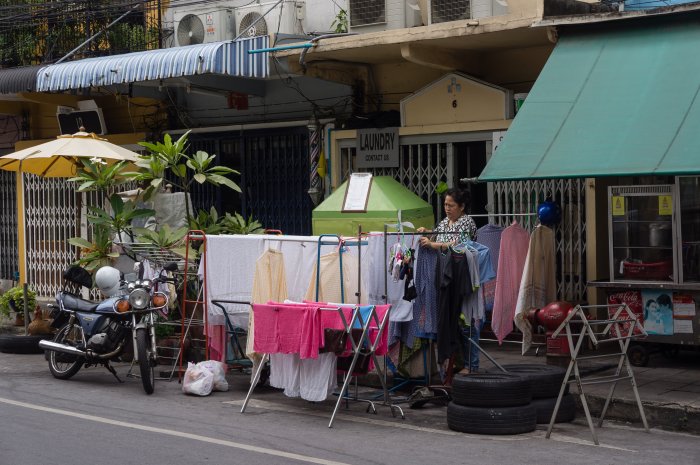 Scène de rue à Bangkok