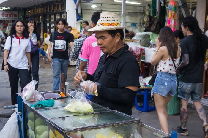 Nourriture de rue à Bangkok, Thaïlande