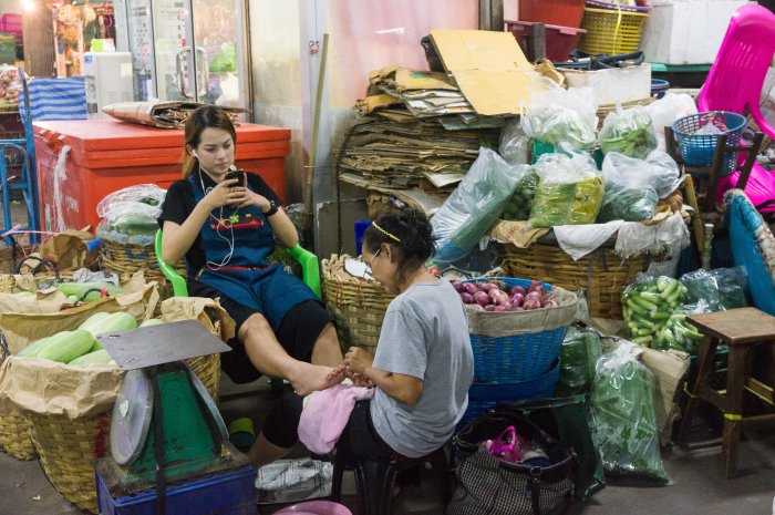 Marché aux fleurs de Bangkok