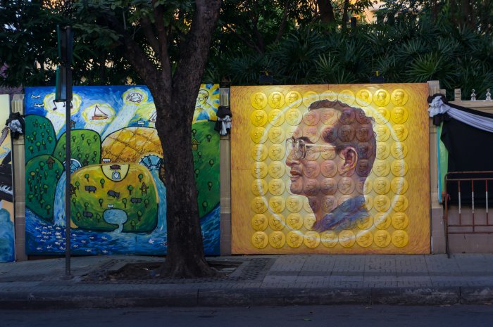 Portraits de Rama IX, Bangkok, Thaïlande