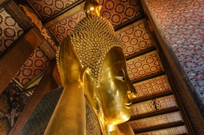 Bouddha couché, Wat Pho, Bangkok