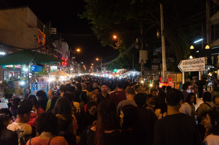 Sunday night market, Chiang Mai