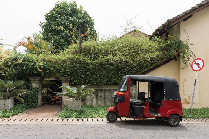 Tuktuk à Galle