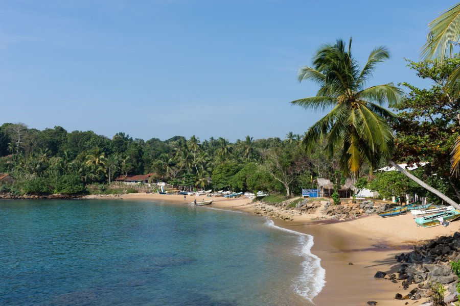 Plage d'Unakuruwa, Sri Lanka