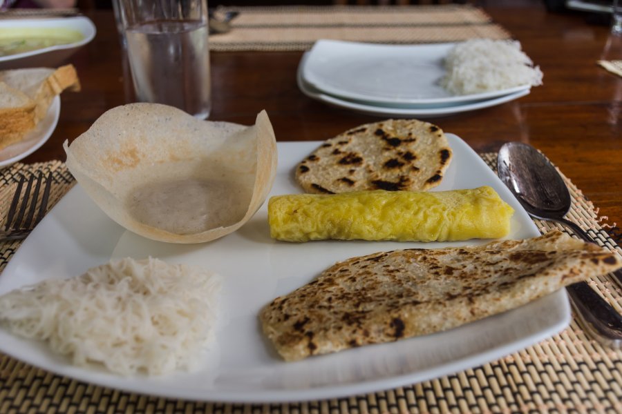 Petit-déjeuner sri lankais