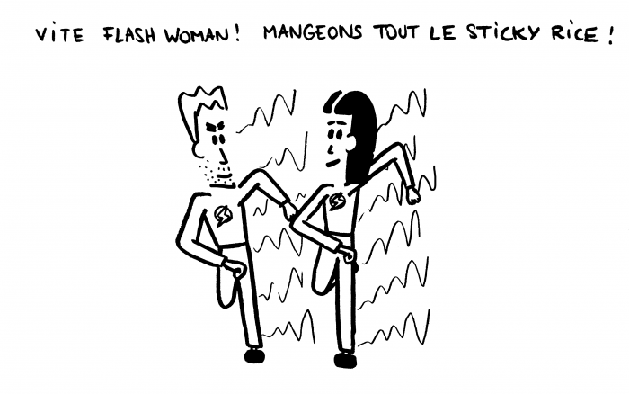 Flash Man et Flash Woman