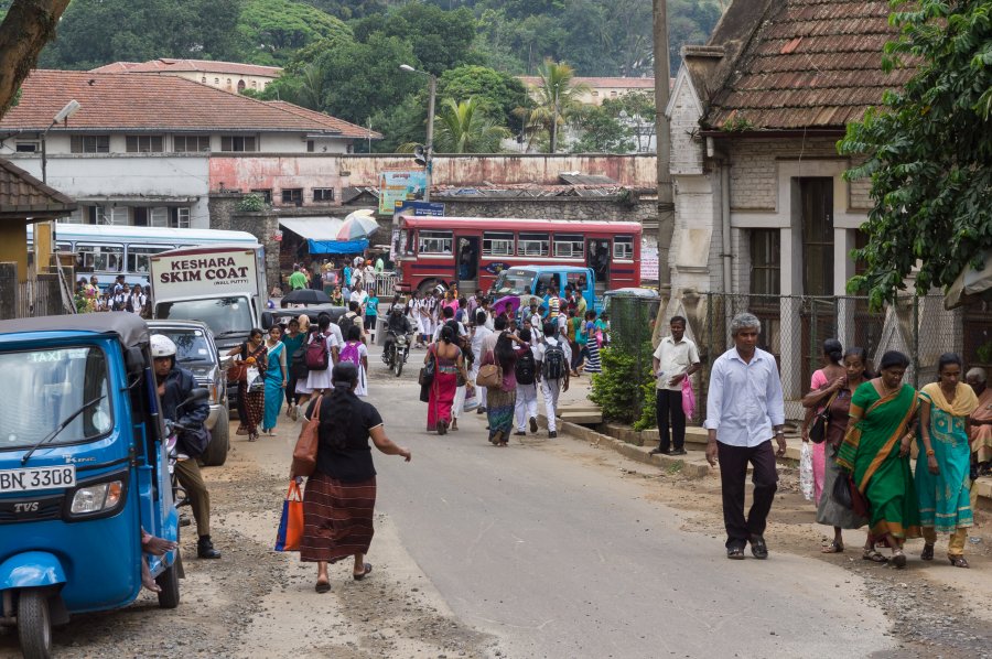 Centre ville de Kandy, Sri Lanka