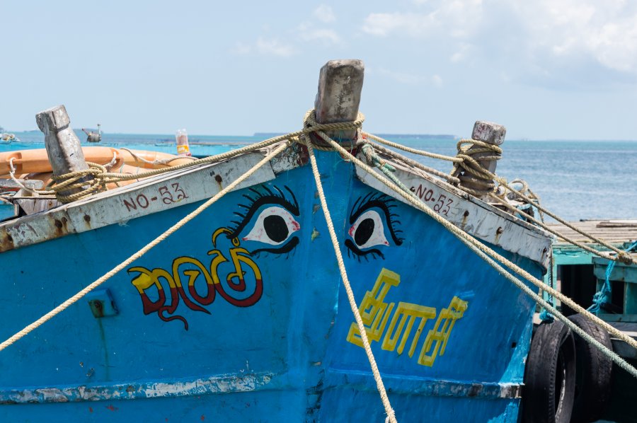 Barque au Sri Lanka