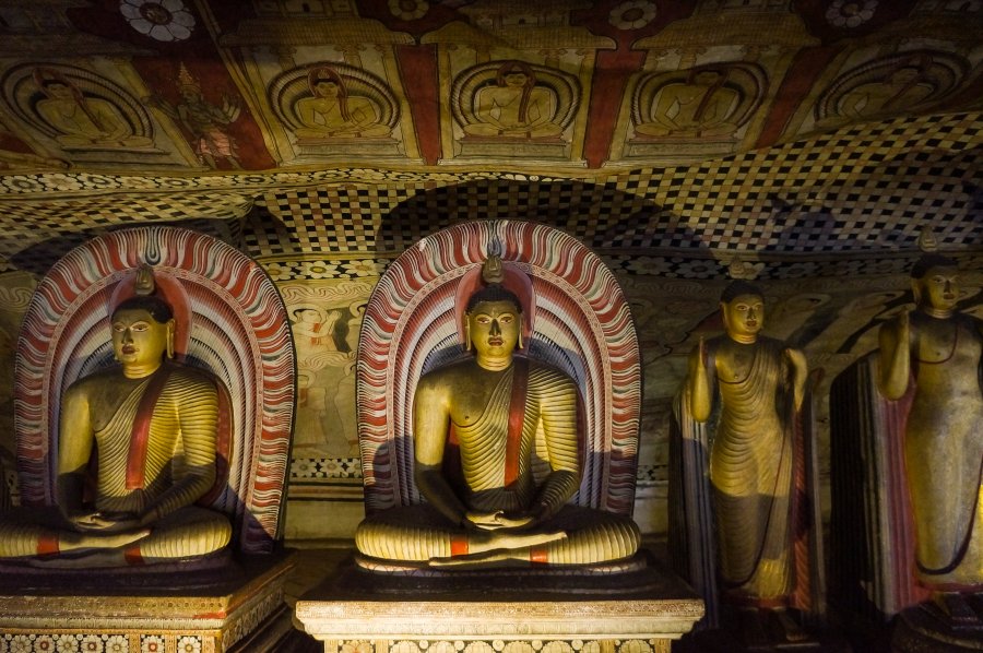 Temple d'or de Dambulla, Sigiriya