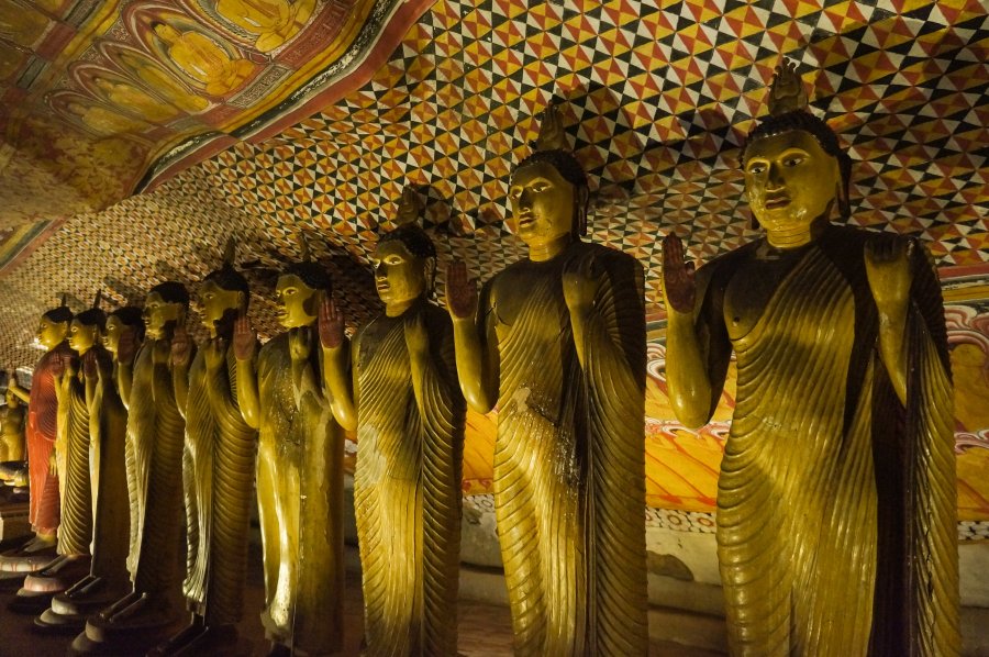 Temple d'or de Dambulla, Sigiriya