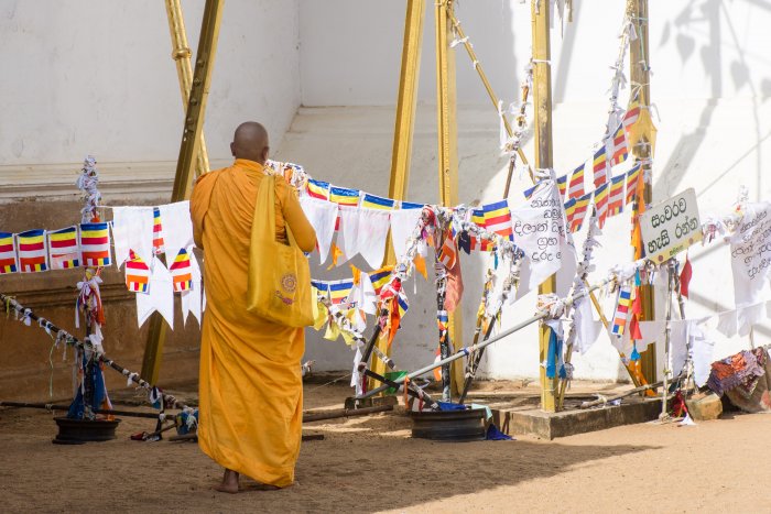 Sri Maha Bodhi Temple, Anuradhapura, Sri Lanka