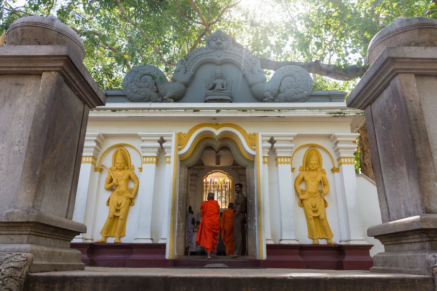 Sri Maha Boodhi Temple, Anuradhapura, Sri Lanka