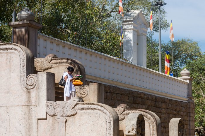 Sri Maha Bodhi Temple, Anuradhapura, Sri Lanka