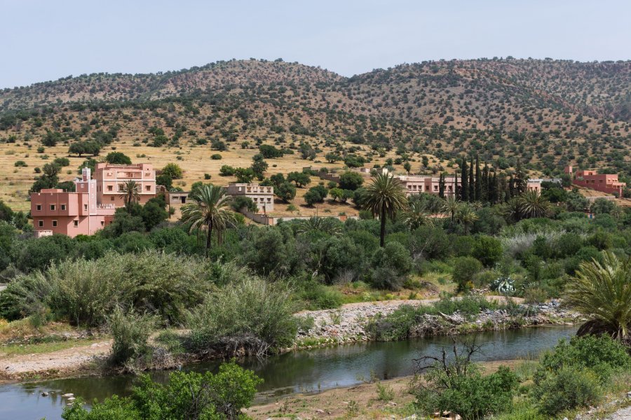 Route entre Agadir et Tafraout, Maroc