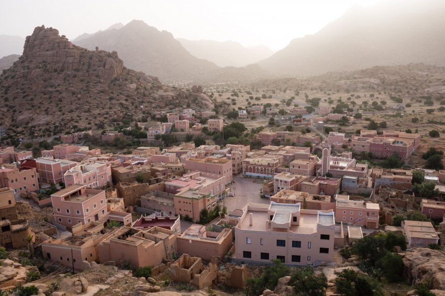 Lever de soleil à Aguerd-Oudad, Maroc