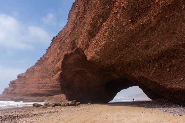 Plage de Legzira, Maroc